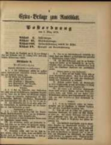 Extra=Beilage zum Amtsblatt