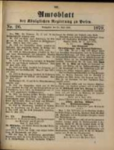 Amtsblatt der Königlichen Regierung zu Posen. 1879.06.24 Nro.26
