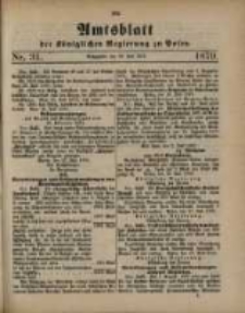 Amtsblatt der K&ouml;niglichen Regierung zu Posen. 1879.07.29 Nro.31