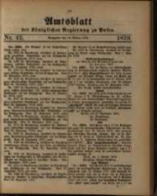 Amtsblatt der K&ouml;niglichen Regierung zu Posen. 1879.10.14 Nro.42