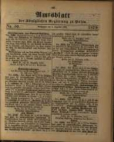 Amtsblatt der K&ouml;niglichen Regierung zu Posen. 1879.12.09 Nro.50