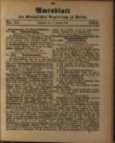 Amtsblatt der Königlichen Regierung zu Posen. 1879.12.16 Nro.51