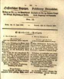 Oeffentlicher Anzeiger. 1829.06.16 Nro.24
