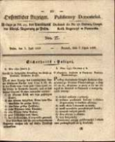 Oeffentlicher Anzeiger. 1829.07.07 Nro.27