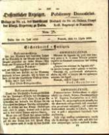 Oeffentlicher Anzeiger. 1829.07.14 Nro.28