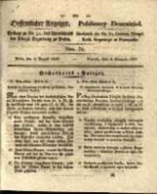 Oeffentlicher Anzeiger. 1829.08.04 Nro.31