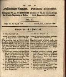 Oeffentlicher Anzeiger. 1829.08.18 Nro.33