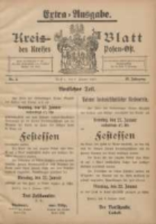 Kreis-Blatt des Kreises Posen-Ost 1907.01.08 Jg.19 Nr2 Extra Blatt