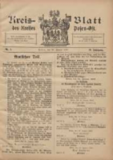 Kreis-Blatt des Kreises Posen-Ost 1907.01.26 Jg.19 Nr5