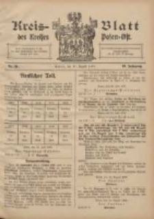 Kreis-Blatt des Kreises Posen-Ost 1907.08.17 Jg.10 Nr34