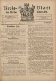 Kreis-Blatt des Kreises Posen-Ost 1907.11.02 Jg.19 Nr47