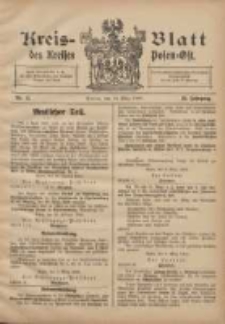 Kreis-Blatt des Kreises Posen-Ost 1908.03.14 Jg.20 Nr11