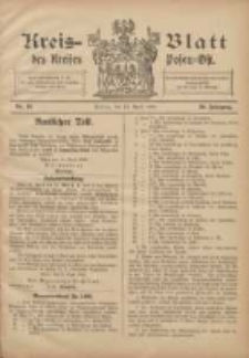 Kreis-Blatt des Kreises Posen-Ost 1908.04.18 Jg.20 Nr16
