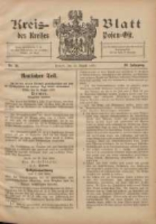 Kreis-Blatt des Kreises Posen-Ost 1908.08.22 Jg.20 Nr36