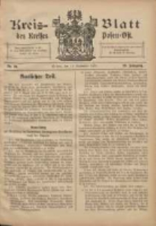 Kreis-Blatt des Kreises Posen-Ost 1908.09.12 Jg.20 Nr39