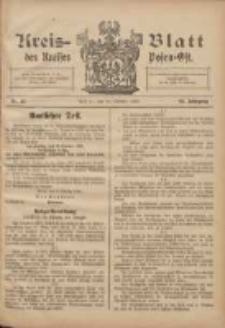 Kreis-Blatt des Kreises Posen-Ost 1908.10.10 Jg.20 Nr43