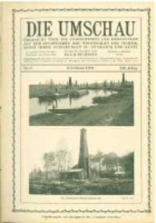 Die Umschau: &uuml;bersicht &uuml;ber die Fortschritte und Bewegungen auf dem Gesamtgebiet der Wissenschaft, Technik, Litteratur und Kunst. 1908.02.08 Jg.12 Nr.6