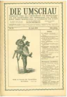 Die Umschau: &uuml;bersicht &uuml;ber die Fortschritte und Bewegungen auf dem Gesamtgebiet der Wissenschaft, Technik, Litteratur und Kunst. 1908.07.18 Jg.12 Nr.29