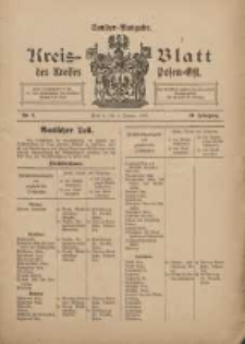 Kreis-Blatt des Kreises Posen-Ost 1909.01.04 Jg.21 Nr2