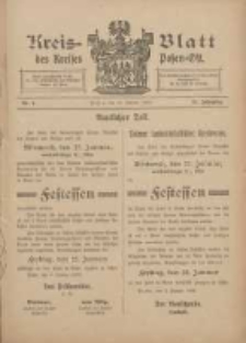 Kreis-Blatt des Kreises Posen-Ost 1909.01.16 Jg.21 Nr4