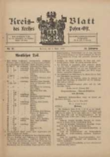 Kreis-Blatt des Kreises Posen-Ost 1909.04.03 Jg.21 Nr15