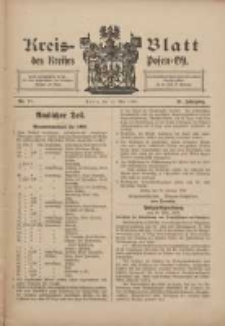 Kreis-Blatt des Kreises Posen-Ost 1909.05.15 Jg.21 Nr21