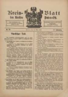 Kreis-Blatt des Kreises Posen-Ost 1909.05.29 Jg.21 Nr23