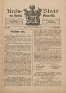 Kreis-Blatt des Kreises Posen-Ost 1909.09.18 Jg.21 Nr40