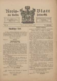 Kreis-Blatt des Kreises Posen-Ost 1909.11.06 Jg.21 Nr47