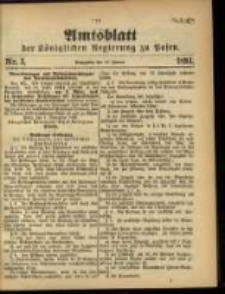 Amtsblatt der K&ouml;niglichen Regierung zu Posen. 1894.01.16 Nro.3