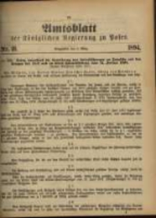 Amtsblatt der K&ouml;niglichen Regierung zu Posen. 1894.03.06 Nro.10