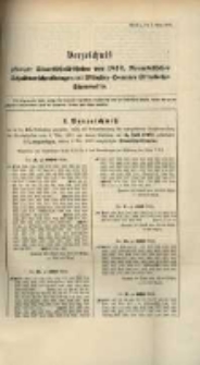Verzeichniss &hellip;. von 1842 &hellip; vom 3. M&auml;rz 1894...am 2. Juli 1894