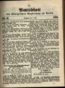 Amtsblatt der K&ouml;niglichen Regierung zu Posen. 1894.05.01 Nro.18