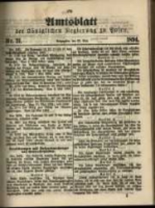Amtsblatt der Königlichen Regierung zu Posen. 1894.05.22 Nro.21
