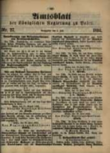 Amtsblatt der Königlichen Regierung zu Posen. 1894.07.03 Nro.27