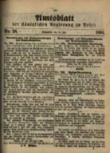Amtsblatt der Königlichen Regierung zu Posen. 1894.07.10 Nro.28