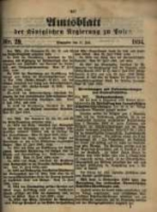 Amtsblatt der Königlichen Regierung zu Posen. 1894.07.17 Nro.29