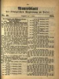 Amtsblatt der Königlichen Regierung zu Posen. 1894.10.02 Nro.40