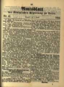 Amtsblatt der Königlichen Regierung zu Posen. 1894.10.09 Nro.41