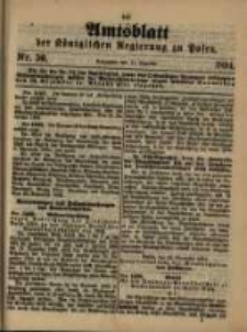 Amtsblatt der K&ouml;niglichen Regierung zu Posen. 1894.12.11 Nro.50