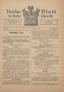 Kreis-Blatt des Kreises Posen-Ost 1909.12.11 Jg.21 Nr52
