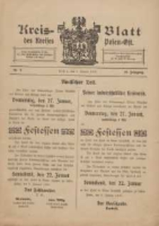 Kreis-Blatt des Kreises Posen-Ost 1910.01.08 Jg.22 Nr2