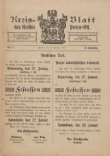 Kreis-Blatt des Kreises Posen-Ost 1910.01.22 Jg.22 Nr4