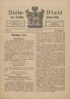 Kreis-Blatt des Kreises Posen-Ost 1910.03.05 Jg.22 Nr10
