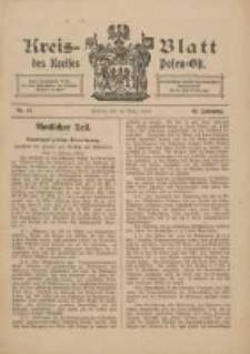 Kreis-Blatt des Kreises Posen-Ost 1910.03.12 Jg.22 Nr11