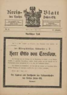 Kreis-Blatt des Kreises Posen-Ost 1910.04.09 Jg.22 Nr15
