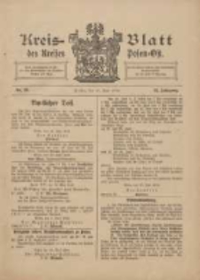 Kreis-Blatt des Kreises Posen-Ost 1910.06.18 Jg.22 Nr26