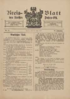Kreis-Blatt des Kreises Posen-Ost 1910.06.25 Jg.22 Nr27