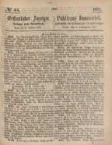 Oeffentlicher Anzeiger. 1871.10.31 Nro.44