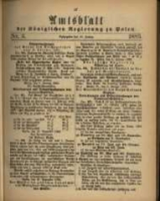 Amtsblatt der K&ouml;niglichen Regierung zu Posen. 1883.01.16 Nro.3